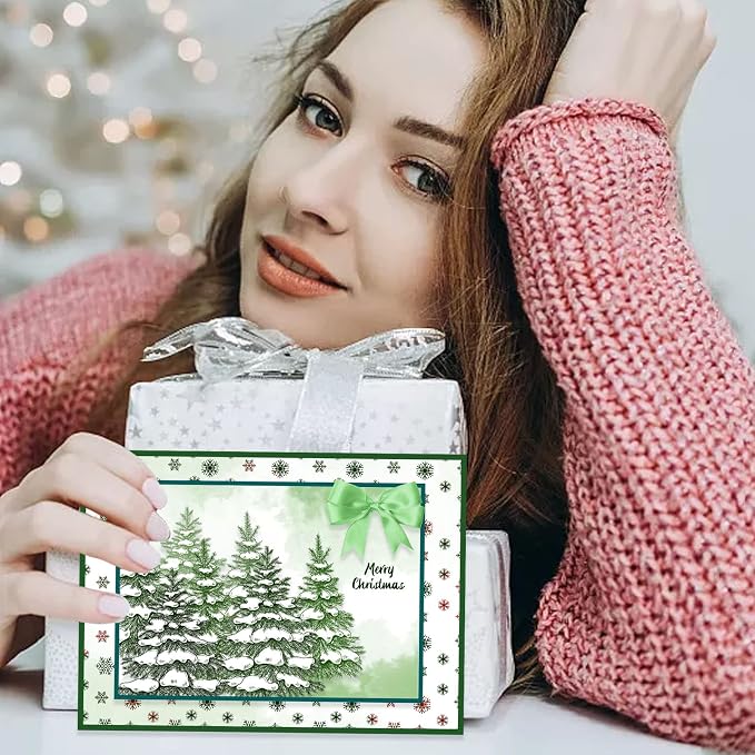 ORIGACH 9 Sheets Different Style Winter Christmas Clear Stamps Silicone - Image 6