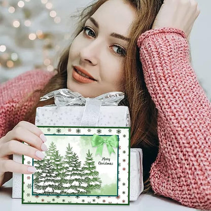 ORIGACH 9 Sheets Different Style Winter Christmas Clear Stamps Silicone - Image 6