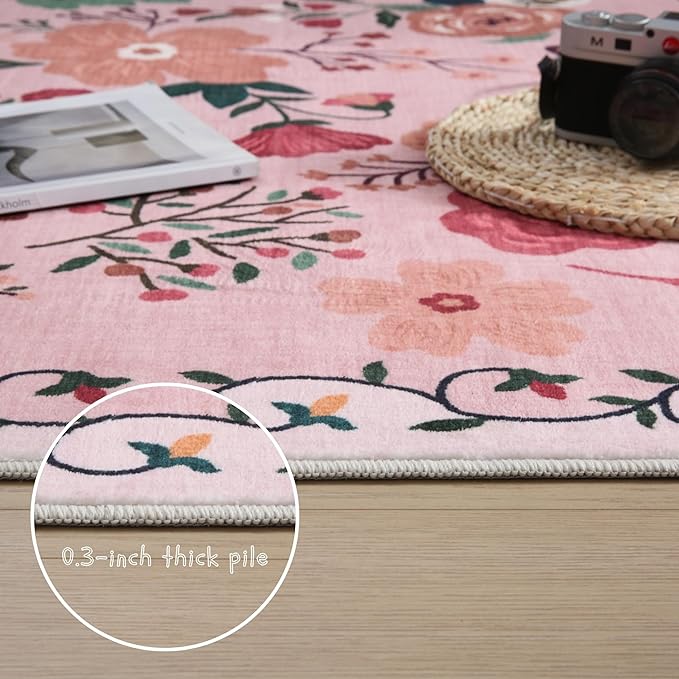 Rugcomf Runners for Hallways Kitchen Runner Rug Non Slip 2'x 10' Long Washable - Image 4