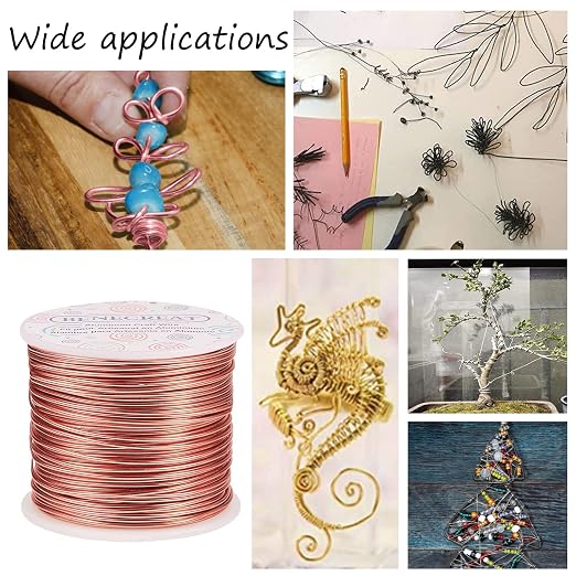 BENECREAT 12 17 18 Gauge Aluminum Wire Anodized Jewelry Craft Making Beading - Image 5