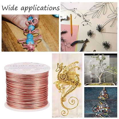BENECREAT 12 17 18 Gauge Aluminum Wire Anodized Jewelry Craft Making Beading - Image 5