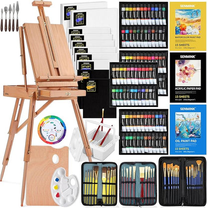 196Pcs Deluxe Artist Painting Set by Senmink