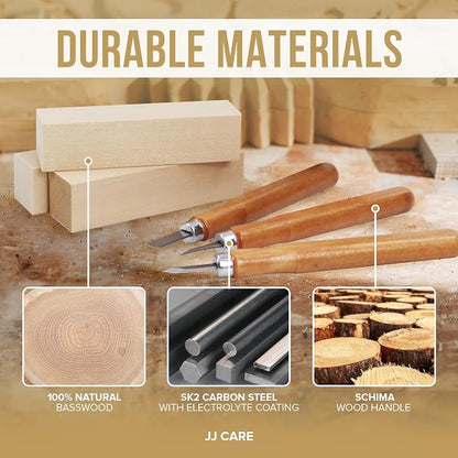 JJ CARE Wood Carving Kit - Image 6