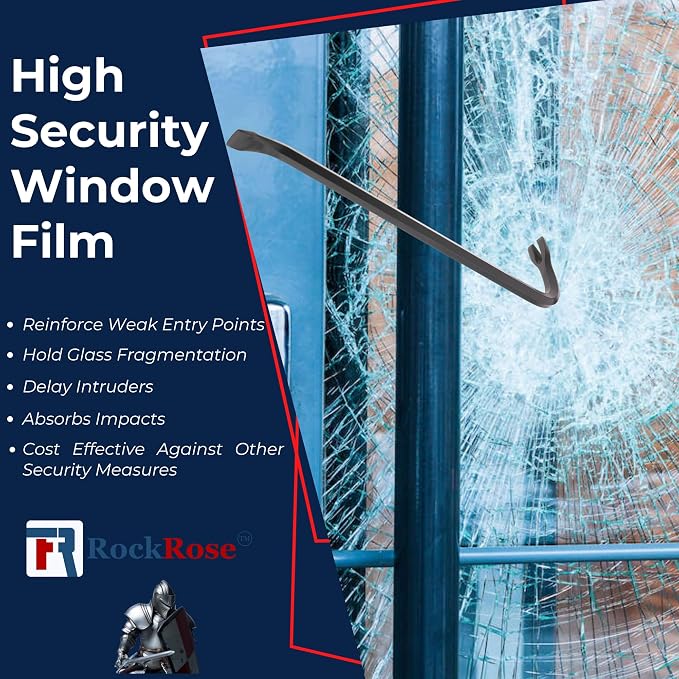 UV 99% VLT 50% Security and Safety 4 Mil Color Window Film Shatterproof Anti - Image 8