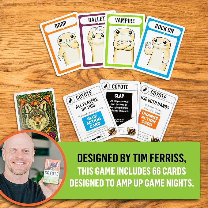 Exploding Kittens Coyote Created by Tim Ferriss, Special Edition Large Box: - Image 4