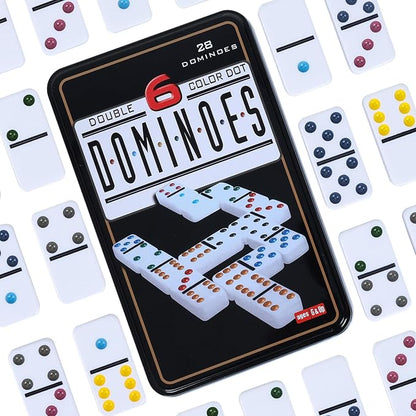 GOTHINK Double 6 Dominos Set for Adults - Image 4
