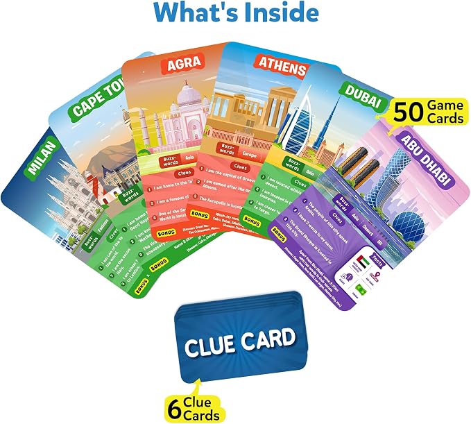 Skillmatics Guess in 10 Cities Around The World, Educational Travel Toys - Image 2