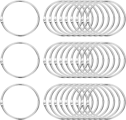 PATIKIL 3" x 3.2" Loose Leaf Binder Rings by PATIKIL