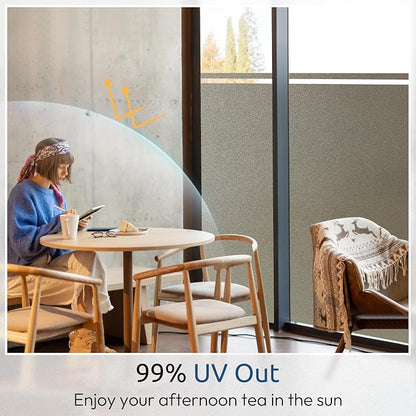 rabbitgoo Privacy Window Film, Static Cling Privacy Film - Image 5