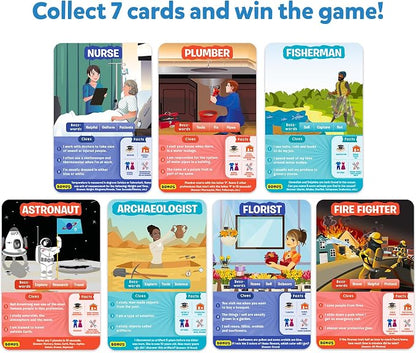 Skillmatics Guess in 10 Professions, Kids & Families Who Love Card Games - Image 6