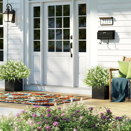 20 Bundles Artificial Plants Outdoor Fake Monkey Grass - Image 4