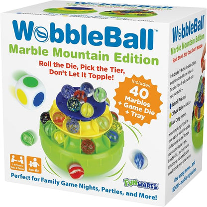 Funwares WobbleBall 3-Tier Marble Balance Game, 40 Marbles Included, Skill & - Image 7