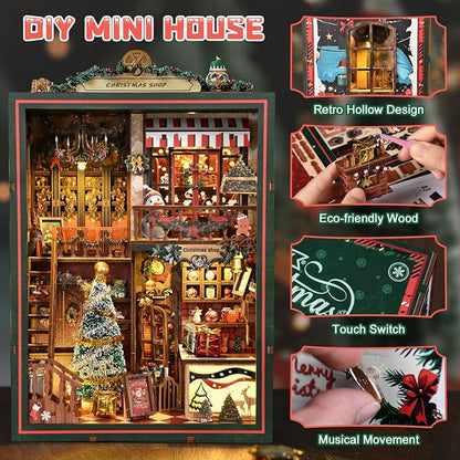 Book Nook Kit - DIY Miniature Dolls House Kit - Image 4