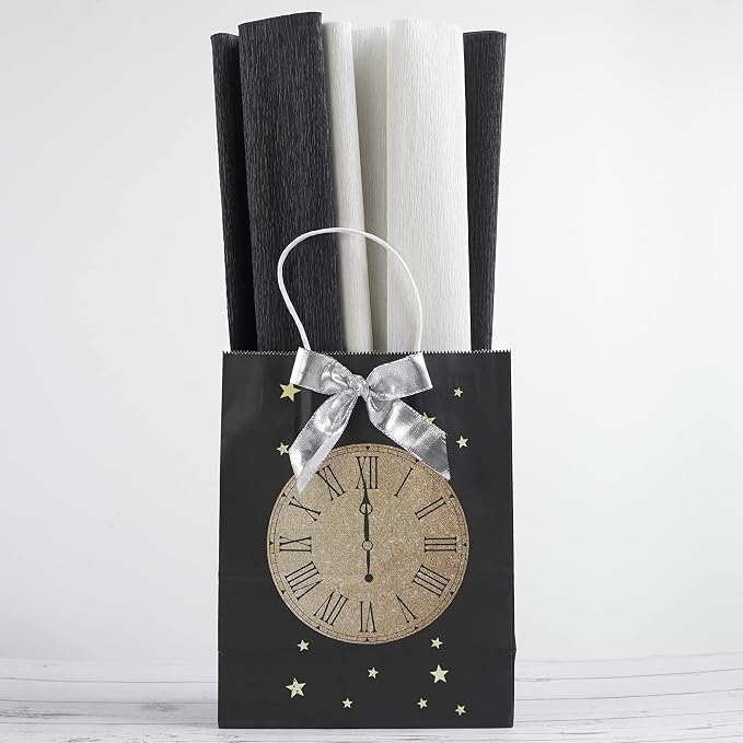 MEEDEE Silver Wired Woven Metallic Ribbon - Image 5