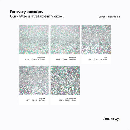 Hemway Glitter Grout Additive add Sparkle to Mosaic Tiles, Wet Rooms, Tiled - Image 3