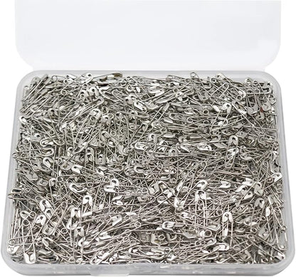 500PCS Safety Pins, 0.75Inch/19mm Small Safety pins, Rust Resistant Nickel - Image 4