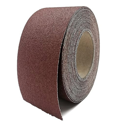80 Grit Sandpaper Roll, 3 Inch x 49 Feet Emery Cloth Roll Aluminum Oxide by XHKDSYMC
