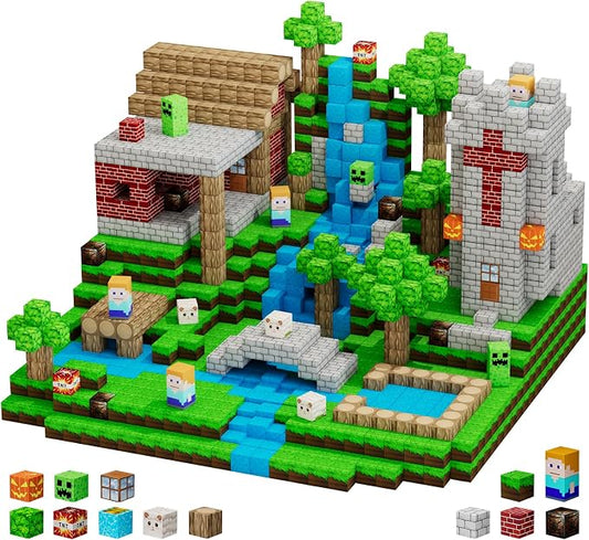 100PCS Magnetic Blocks by Unknown
