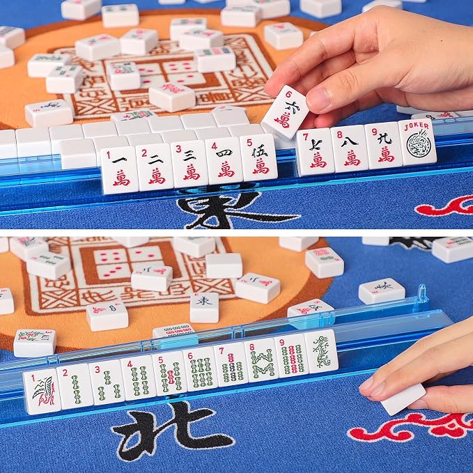 American Mahjong Game Set, 166 Quality White Tiles, 4 All-in-One Color - Image 4