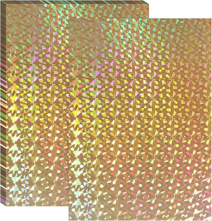PATIKIL 11.7x8.3" Hot Stamping Foil Paper Sheet, 20 Sheets A4 Heat Transfer Hot by PATIKIL