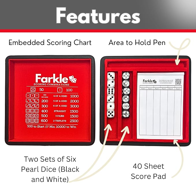 Luck Lab Farkle Dice Tray and Storage Case - Image 6