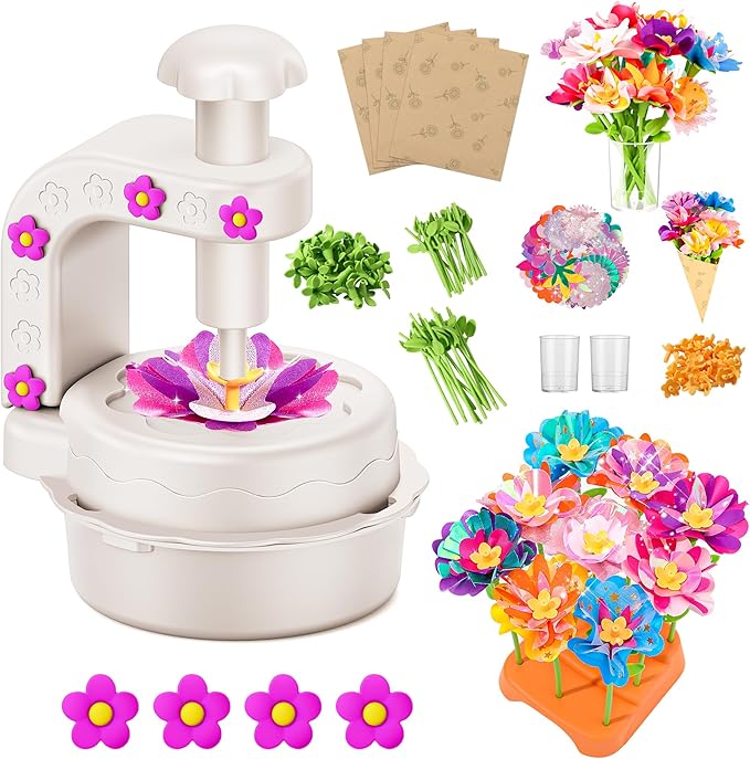 Fabric Flower Bouquets Toys, DIY Craft Kits by PlesechdeWatchBands