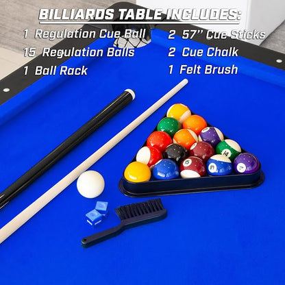 GoSports 6, or 8 ft Billiards Tables - Image 5
