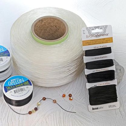 The Beadsmith Opelon Stretch Cord – Elastic Beading Fiber, 0.4 mm Diameter - Image 8