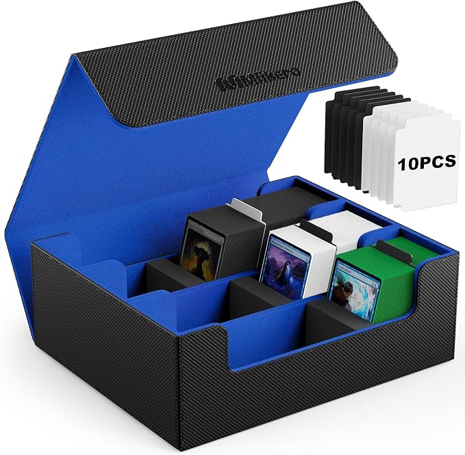 Mlikero Card Deck Case, 1800+ Trading Card Storage Box by Mlikero