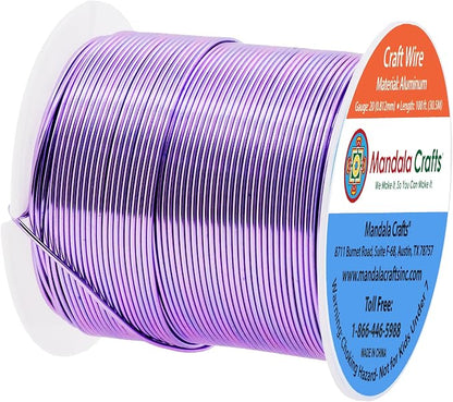 Mandala Crafts 20 Gauge Anodized Aluminum Craft Wire - Image 2
