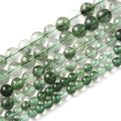 36PCS 10MM Green Crackle Phantom Ghost Crystal Beads - Image 2