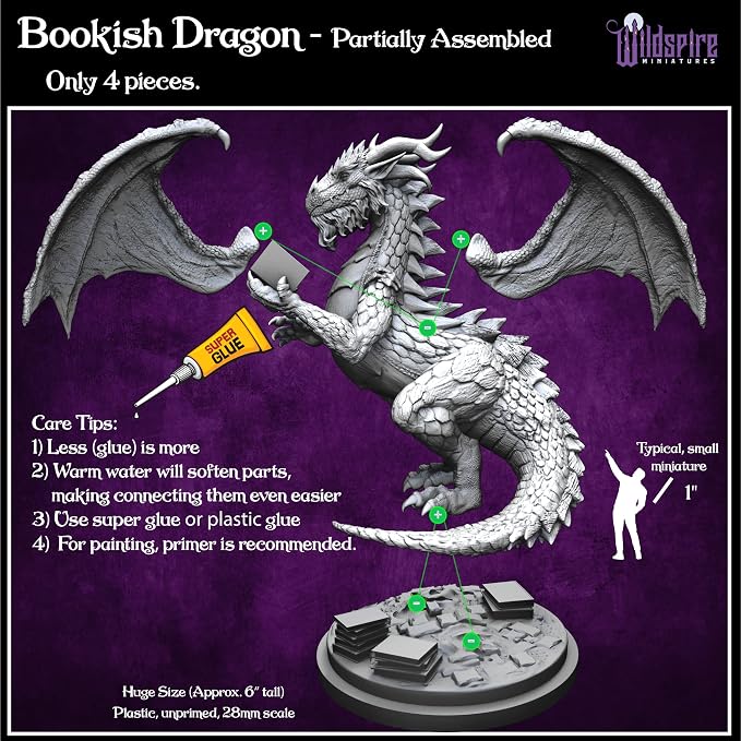 Wildspire Fantasy Monsters & Bookish Dragon - Image 5