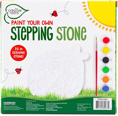 Creative Roots Mosaic Ladybug Stone, Includes 7-Inch Ceramic Stepping Stone & 6 - Image 6