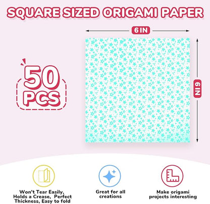Joycat Pastel Glow in The Dark Origami Paper - Image 7