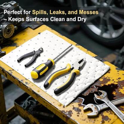 AAwipes Oil Absorbent Pads Garage Accessories Oil Spill Control Oil Absorbing - Image 4