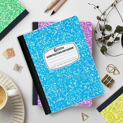 Rosmonde 12 Pack Bulk Composition Notebook Wide Ruled, 200 Pages, 9-3/4 x 7-1/2" - Image 9