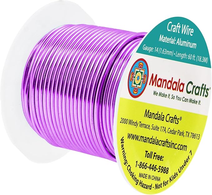 Mandala Crafts 14 Gauge Anodized Aluminum Craft Wire - Image 2