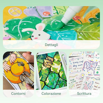 Arrtx 90 Colors Paint Markers Pens, Acrylic Paint Pens - Image 6