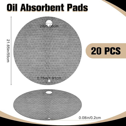 AHIER 20PCS Oil Absorbent Pads, Oil Absorbing Pads - Image 2