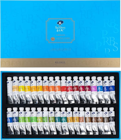 Paul Rubens Watercolor Paint, 36 Vibrant Colors Rich Pigments by PaulRubens