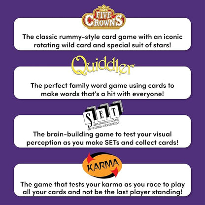 PlayMonster Five Crowns 4 Pack Bundle Card Games - Image 4