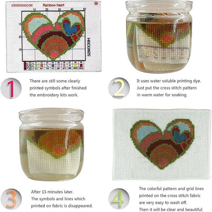 CROSSDECOR Stamped Cross Stitch Kits Beginners Full Range of Crossstitching - Image 4