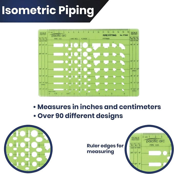 Pacific Arc Pipe Fitting Template Guide, - Image 3