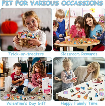 24 Pcs Erasers for Kids, Mini Pencil Eraser Bulk Classroom Prizes, Fun Puzzle - Image 7