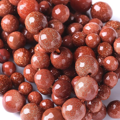 36pcs 10mm Natural Gold Sandstone Beads Faceted Stone Energy Healing Beads - Image 2