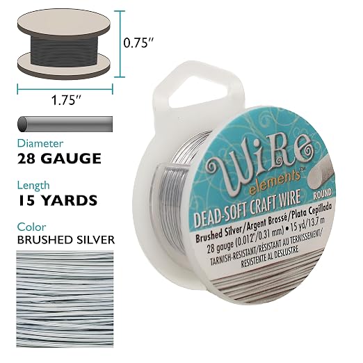 The Beadsmith Wire Elements Craft Wire – Tarnish Resistant, Soft Temper - Image 4