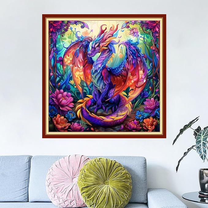 Dimensean Stamped Cross Stitch Kits Full Range of Embroidery Patterns Starter - Image 2