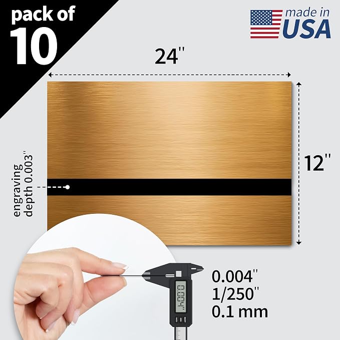 Trotec TroLase Lights | 24"x12"x1/250" | Adhesive-Backed Flexible Laser - Image 2