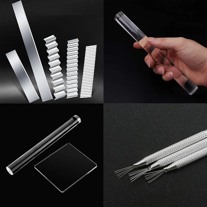35 PCS Polymer Clay Cutters Set, Clay Roller, Clay Slicer Blade Clay Cutter - Image 7