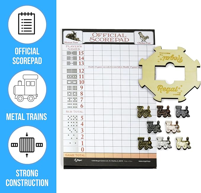 Regal Games Mexican Train Domino Expansion Set - Image 4
